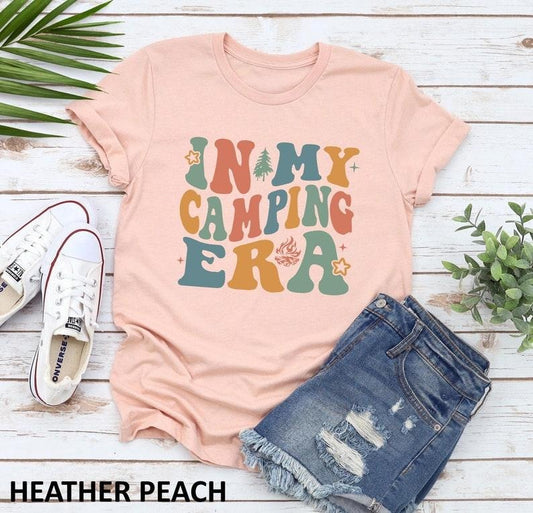 In My Camping Era Shirt, Camping Family Shirt, Camping Lover Tee, Camping Squad Shirts, Camp Tee, Adventure T-shirt, Nature Lover Shirt