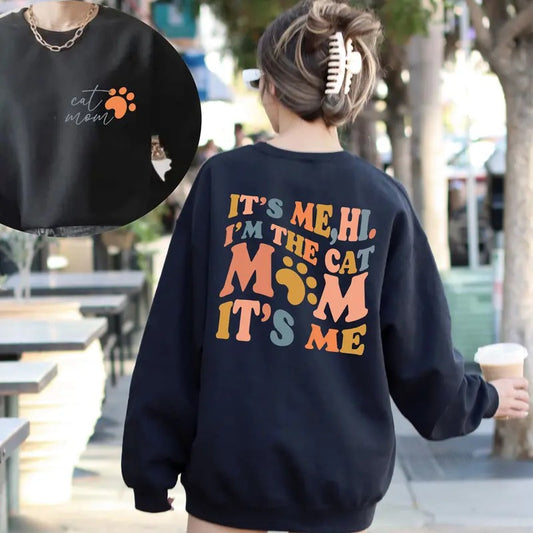 In My Cat Mom Era Sweatshirt Cat Mom Hoodie Cat Mom Sweatshirt Funny Cat Cat Lover Gift Cat Mom Gift Crazy Cat Lady Cat Mama Shirt