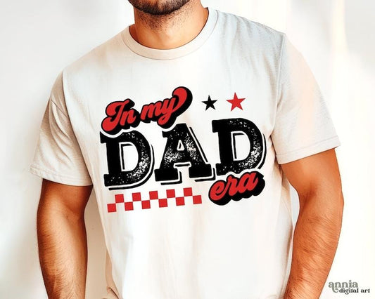 In My Dad Era T Shirt Hoodie Sweater, Father's Day Shirt, Daddy Varsity Shirt, Retro Fathers, Gift For Husband
