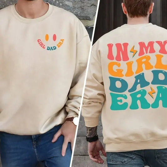 In My Girl Dad Era Sweatshirt, Funny Dad Sweatshirt, Gift for Dad, Girl Dad Shirt, New Dad Gift, Retro Dad Shirt, Concert Shirt
