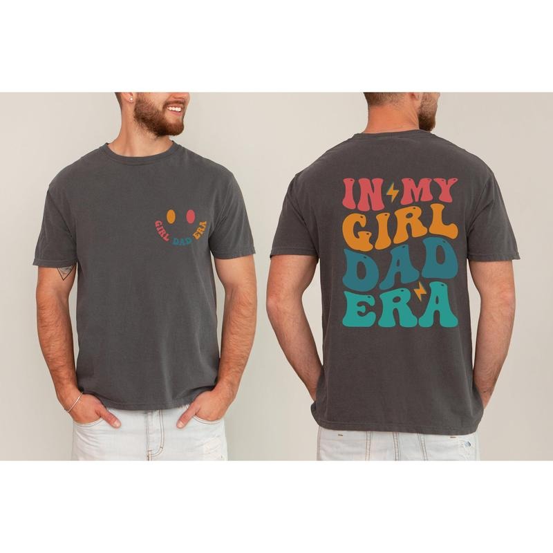 In My Girl Dad Era, Father's Day, Husband, Dad, Gender Reveal, Baby Shower Tshirt, Comfort Colors Tee, Father, Dad, Father's Day Gift, Men Gift