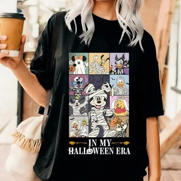 In My Halloween Era Shirt, Halloween Party 90s Vintage Shirt, Ghost Mouse And Friends Shirt, Gift For Friend