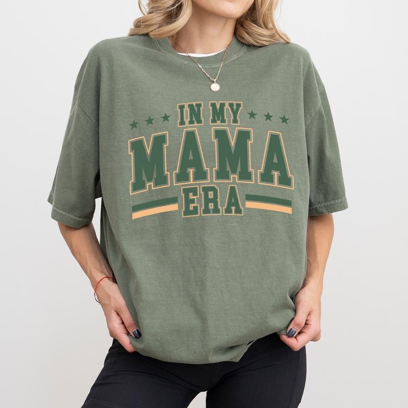In My Mama Era Comfort Colors Shirt, Mama Unisex Graphic Tee, New Mom Apparel Gift Shirt, Mothers Day Clothing