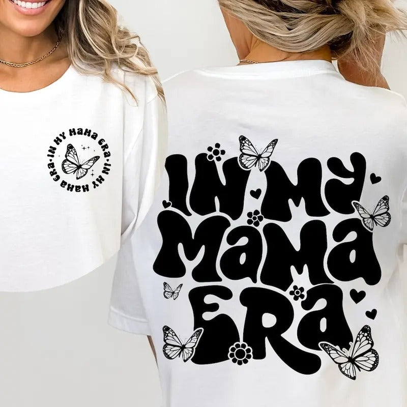 In My Mama Era Shirt, Mama Era Shirt, Retro Mama Shirt, Butterfly Shirt