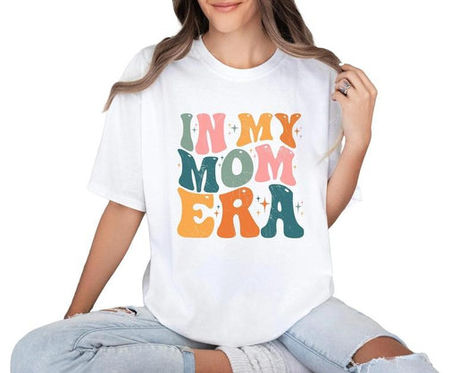 In My Mom Era Shirt, Retro Mom Clothes, Mom's Birthday T Shirt, Women's Funny Concert T Shirt, Unisex T-Shirt, Mom Mother From Son Daughter, Short Sleeve Tee Shirt, Unique Gifts For Mom, Gifts For Birthday