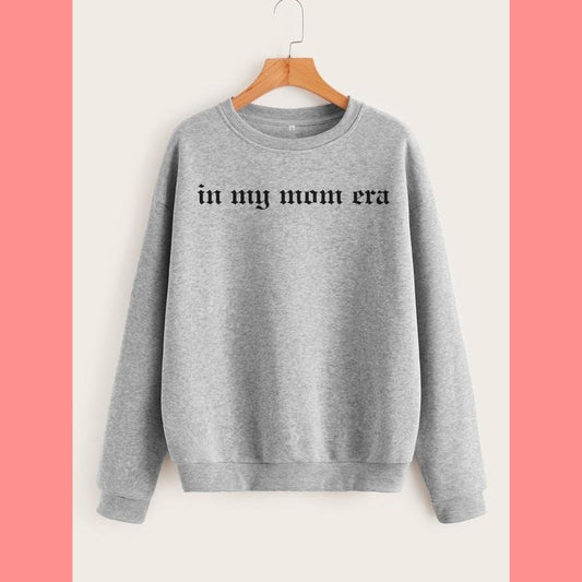 In My Mom Era Sweatshirt - 5 Color Options - Retro In My Mom Era Crewneck Hoodie