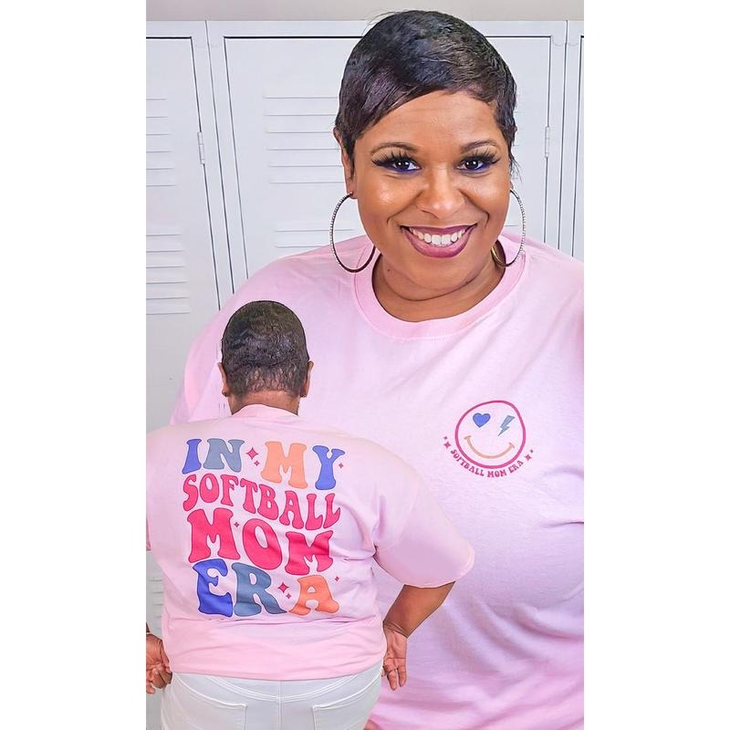In My Softball Mom Era Graphic T-Shirt