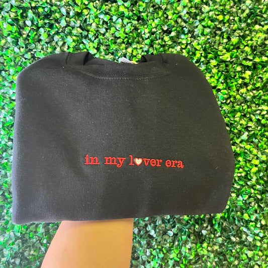 In my lover era embroidered sweater