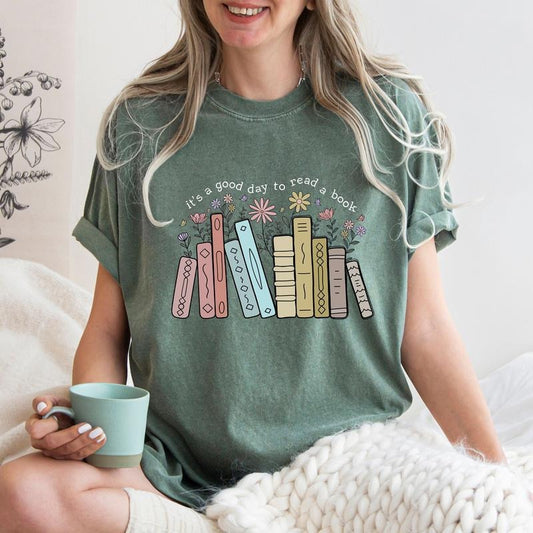It's A Good Day To Read A Book Shirt, Reading Shirt, Back To School Shirt, Book Lover T-Shirt, Teacher Shirt, Book T-shirt