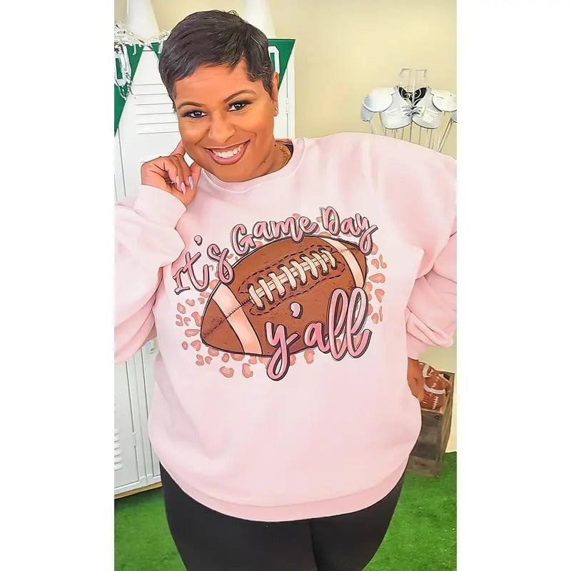 It's Game Day Y'all Graphic Sweatshirt