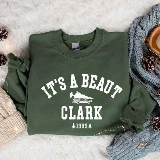 It's a Beaut Clark Sweatshirt, Griswold Christmas Shirt, Christmas Vacation Hoodie, Christmas Tree Farm Sweatshirt, Vintage Christmas Crewneck, 90s Christmas Shirt