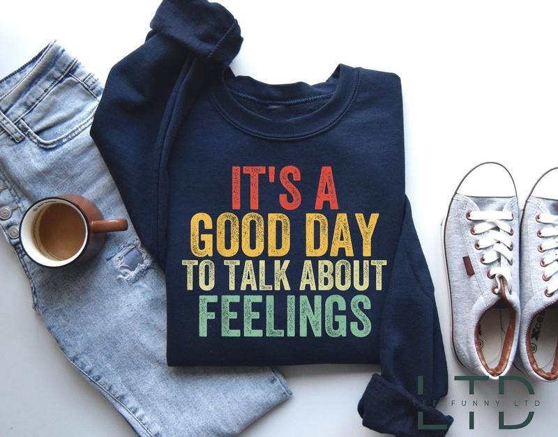 It's a Good Day to Talk About Feelings Shirt, Social Work Gift, School Counselor Shirt, Cute Mental Health Shirt, Guidance Counselor