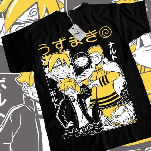 Itachi Uchiha T-Shirt Manga Strip Naruto Uzumaki ,Shippuden Anime Shirt All Size