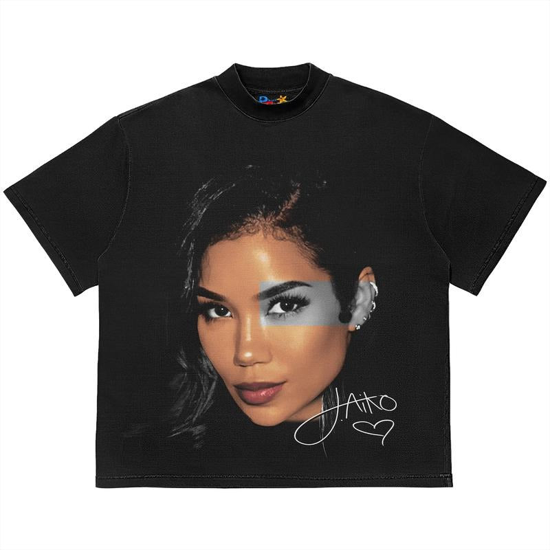 J Aiko T-Shirt Vintage Rapper Graphic Tee Shirt Rap Hip Hop Shirt for Men Women Streetwearstyle{n002}3