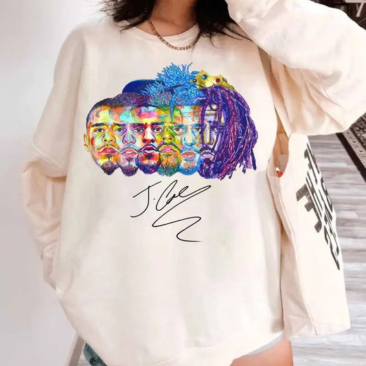 J Cole Evolution Dreamville Vintage T-Shirt, J Cole Shirt, Rap Hip Hop, J Cole Merch Men Women Top Womenswear