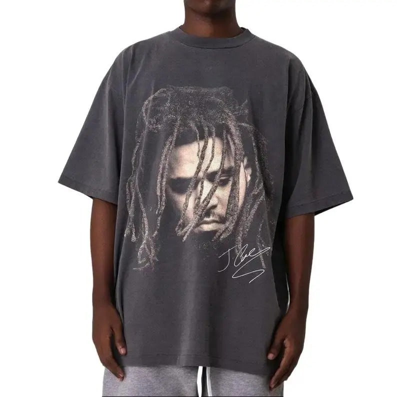 J Cole T-Shirt, Rapper Shirt, Unisex T-Shirt, Shirt For Man And Woman, Best Gift, Gift For Fan, Casual Tee, Vintage Tee Menswear Top