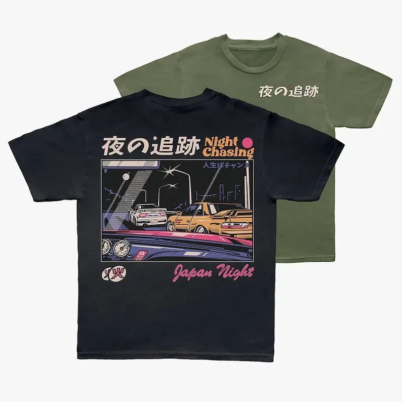 JDM Retro T-Shirt for Men - Premium Cotton Comfort Shirt - Casual