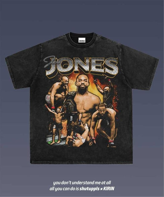 JON JONES 1.0 VINTAGE TEE | GRAPHIC T-SHIRT SWEATSHIRT HOODIE | GIFT FOR FAN