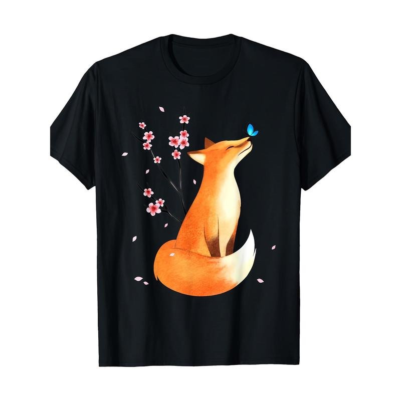 Japanese cherry Blossom vintage gift 100% cotton T-shirt Made in USA