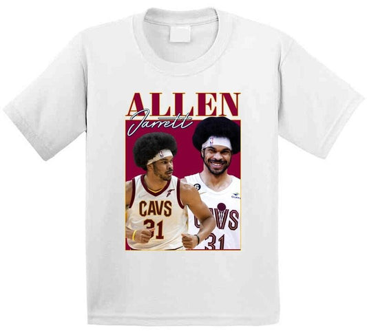 Jarrett Allen 90S Style T-Shirt, 100% Cotton Unisex Shirt, Gift For Fan