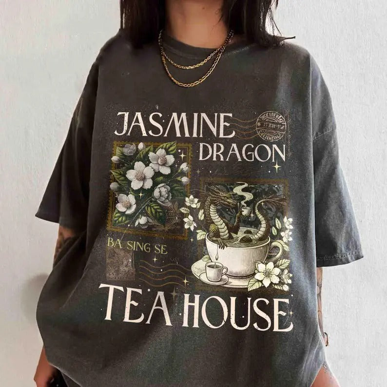 Jasmine Dragon Tea Shop Comfort Colors Shirt, Uncle Iroh Shirt Gift, Anime Lover's Gift, Uncle Iroh Tea Shop Inspired, Avatar TShirt