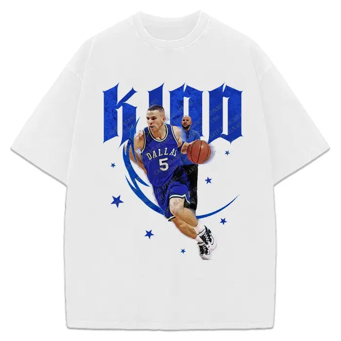 Jason Kidd Coach Kidd T-Shirt Full Circle Custom Design Graphic T-Shirt For Dallas Fans Cotton Menswear