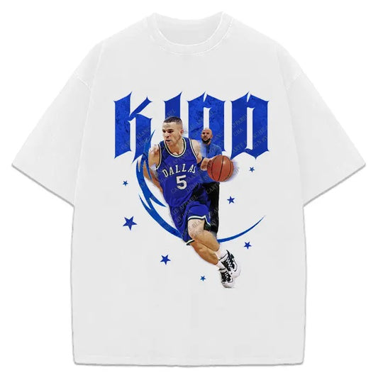 Jason Kidd Coach Kidd T-Shirt Full Circle Custom Design Graphic T-Shirt For Dallas Fans Cotton Menswear