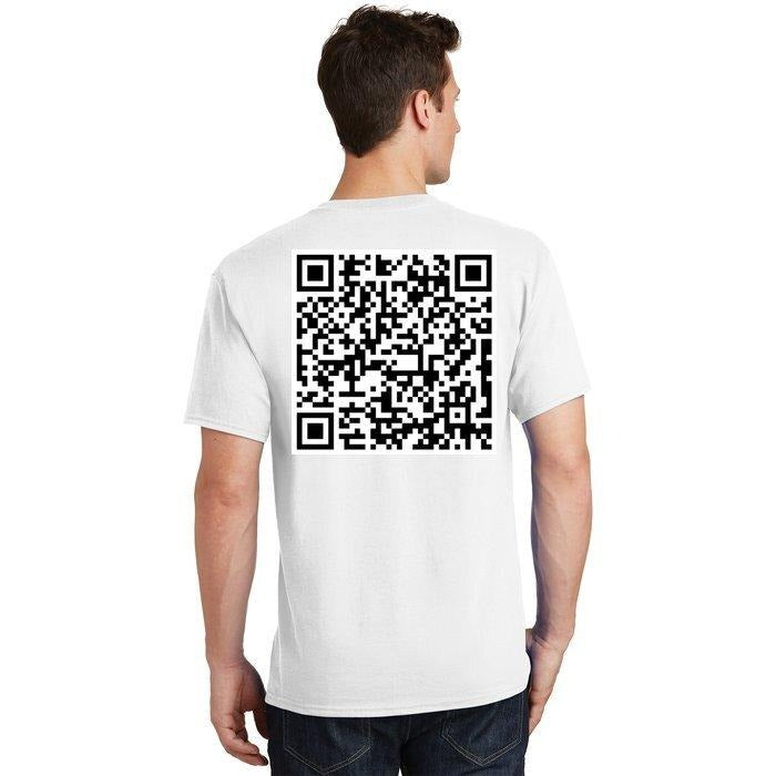 Jesus Loves You QR Code Scan Me Front and Back Christian Faith T-Shirt