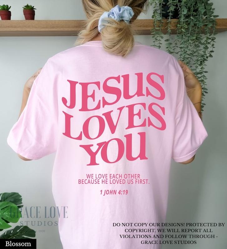 Jesus Loves You Shirt Love Like Jesus Shirt Christian Merch Christian Tee Jesus is King Hoodie and Sweater; T-shirt
