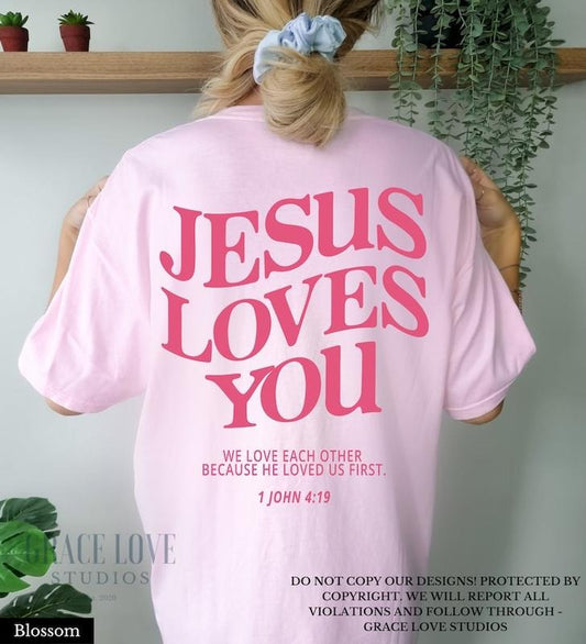 Jesus Loves You Shirt Love Like Jesus Shirt Christian Merch Christian Tee Jesus is King Hoodie and Sweater; T-shirt