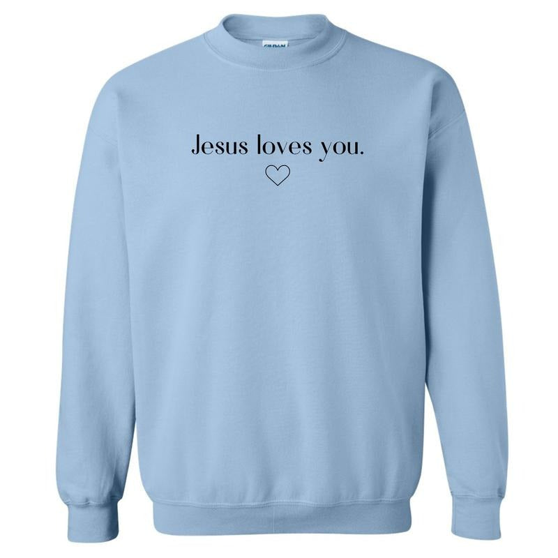 Jesus Loves You Sweatshirt 'NLB'
