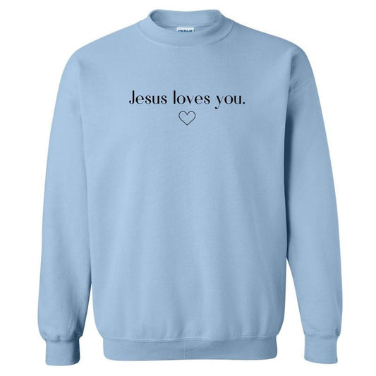 Jesus Loves You Sweatshirt 'NLB'