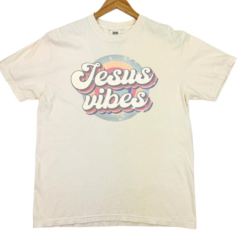 Jesus Vibes Retro Comfort Colors T-Shirt