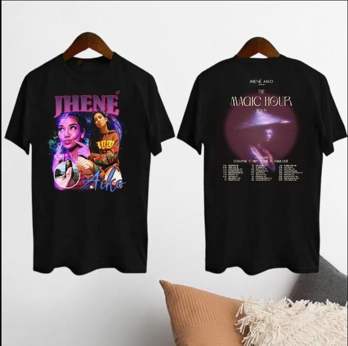 Jhene Aiko The Magic Hour Tour 2024 Shirt, Jhene Aiko 90s Vintage Tee, Jhene Aiko Fan Gift