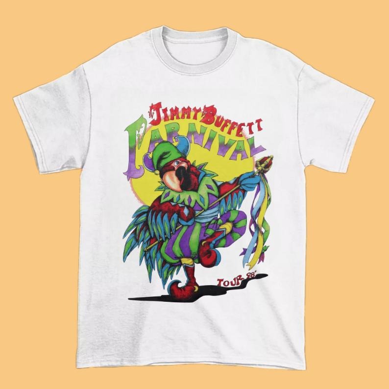 Jimmy Buffett 1998 Carnival Tour T-shirt, R.i.p Jimmy Buffett 1946-2023 Tee Gift