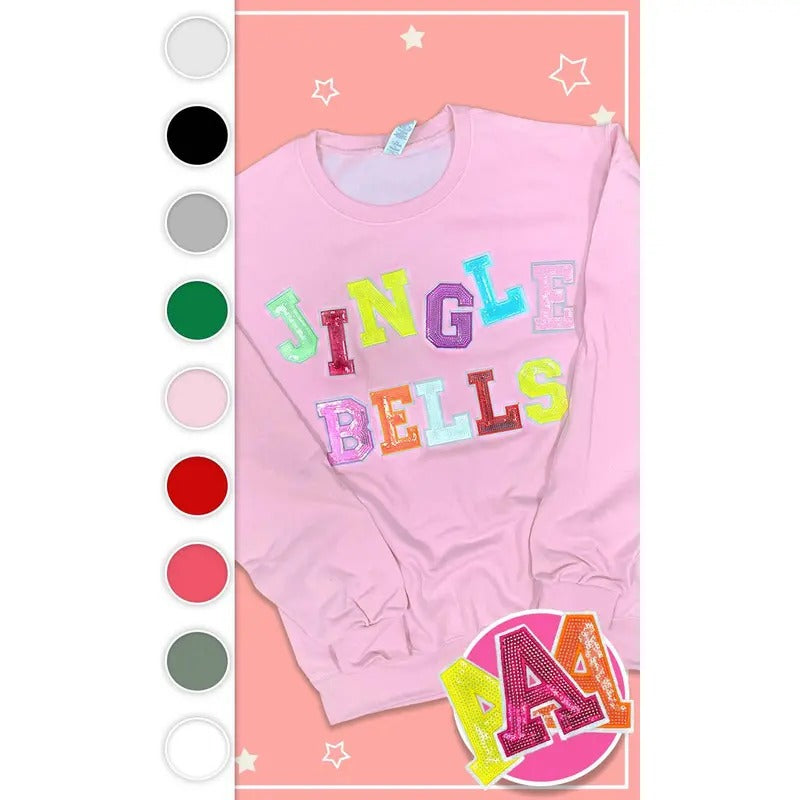 Jingle Bells Sequin Graphic Sweatshirt