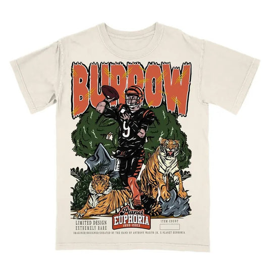 Joe Burrow Planet Euphoria Shirt, Vintage 90s Unisex Tee Various Sizes and Colors, Shirt hot trend 2025style{n002}2