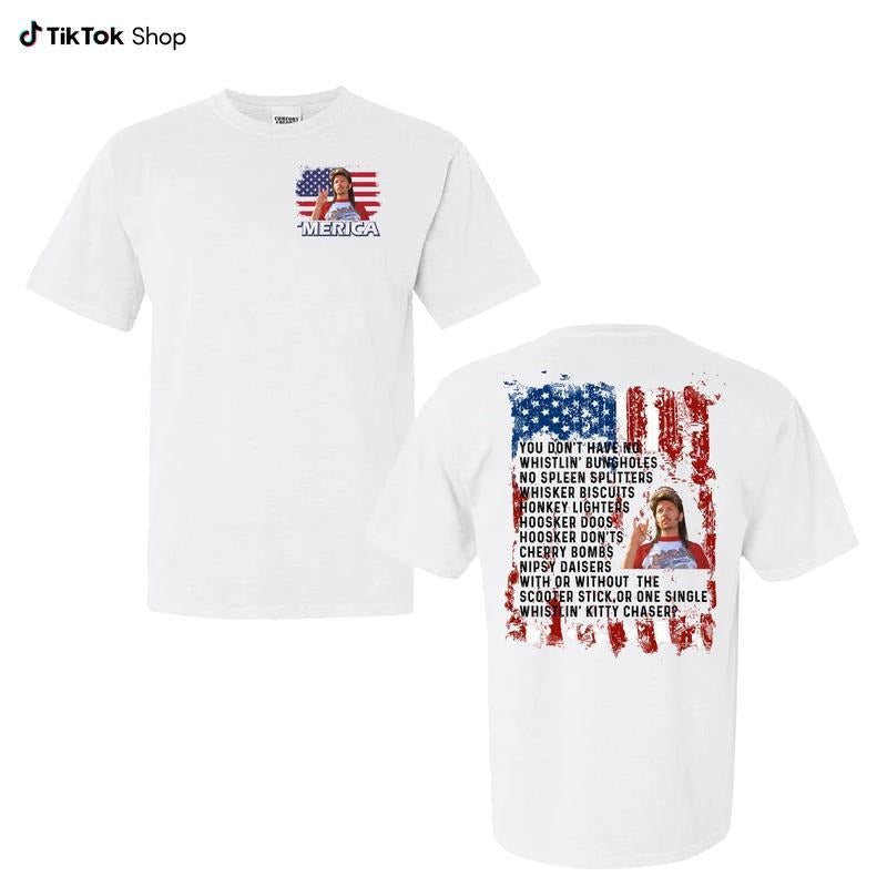 Joe Dirt 4th of July Fourth Shirt, Jeo Dirt Movie Shirt, Joe Dirt 4th of July Tee, Funny Distressed American Flag, Gift for Men for Woman Top