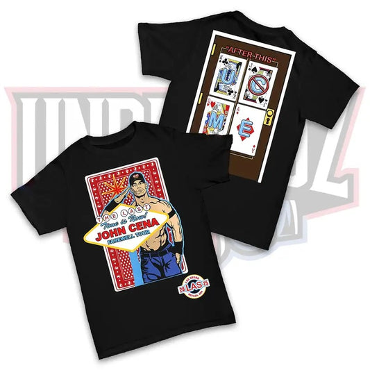 John Cena Farewell Tour 2025 Las Vegas WrestleMania 41 T-Shirt, WWE Fans Shirt, Wrestling Tee, Unisex Graphic For WWE Fans Clothing, WWE Tee, Menswear Cotton Crewneck Clothes Top Apparel