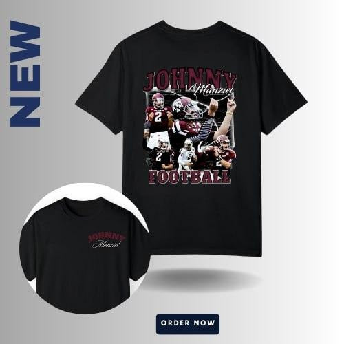 Johnny Manziel 2 Side T-shirt, Graphic Vintage 90s Graphic Style T-Shirt, Oversized Shirt, Football T-shirt, Sport T-shirt, Unisex T-Shirt, For Men, For Women