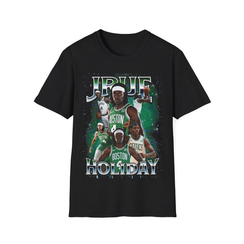 Jrue Holiday Bootleg T-Shirt, Basketball Shirt, Personalized Dad T-Shirt, Vintage 90S Tshirt Graphic Tee, Retro Shirt Sport Shirt