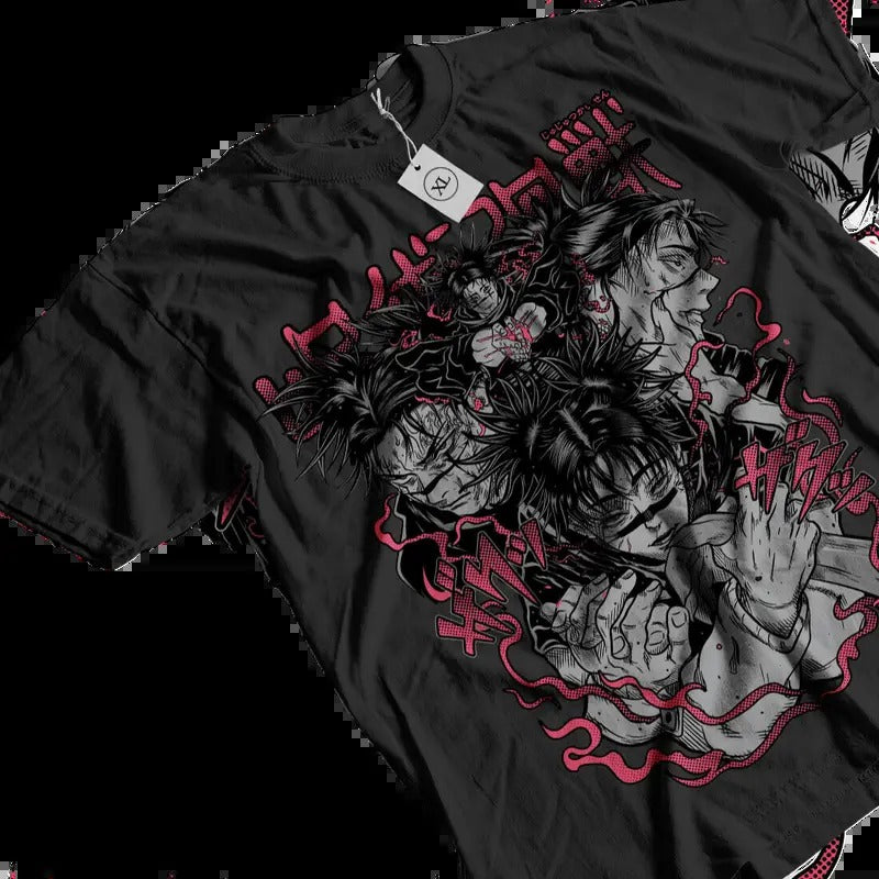 Jujutsu Kaisen Choso T-Shirt Girl Anime Manga JJK Gift Shirt Soft Tee All Size