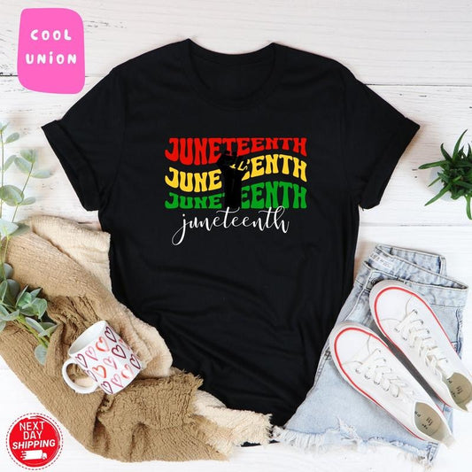 Juneteenth T-Shirt - African American Celebration , Black History Shirt, 1865 Juneteenth T-Shirt
