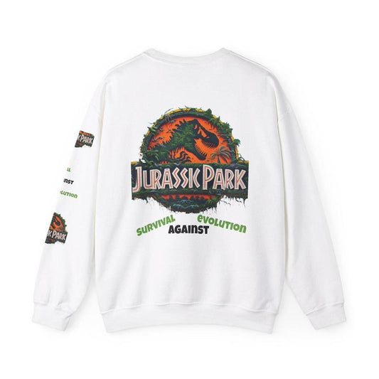 Jurassic Park Unisex Heavy Cotton Tee, Dinosaur Lover Gift, Movie Merchandise, Nature Enthusiast Apparel, Graphic Sweatshirt
