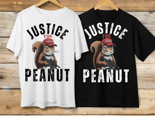 Justice for Peanut Shirt, Peanut the Squirrel Shirt,  Squirrel Lover Gift, Save Squirrel Gift