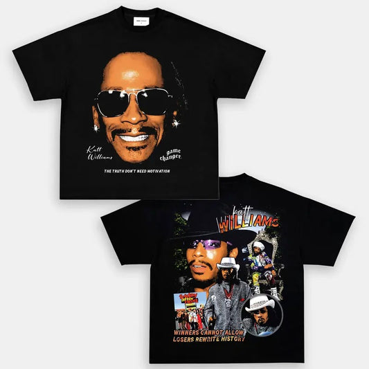 KATT WILLIAMS TEE Trending Movie T shirt Vintage 90s T-shirt gift for Movie fans gift for him gift for her unisex T-shirt Urbanwear Shirt Fabric Menswear