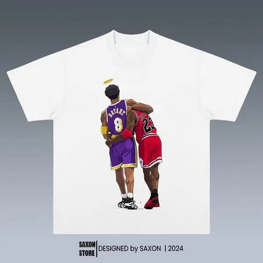 KOBE & JORDAN GRAPHIC TEE | VINTAGE GRAPHIC T-SHIRT SWEATSHIRT HOODIE | SPORT TEE | GIFT FOR FAN