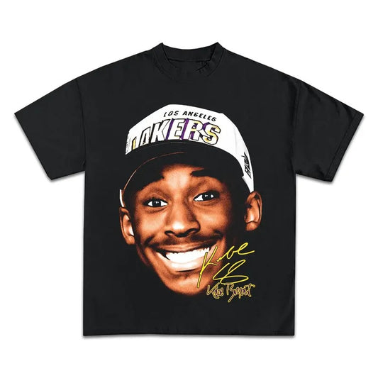 KOBE BRYANT DRAFT DAY GRAPHIC BOOTLEG T-SHIRT - STREETWEAR