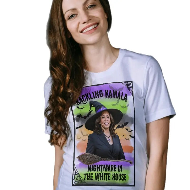 Kackling Kamala Nightmare in the White House Tshirt