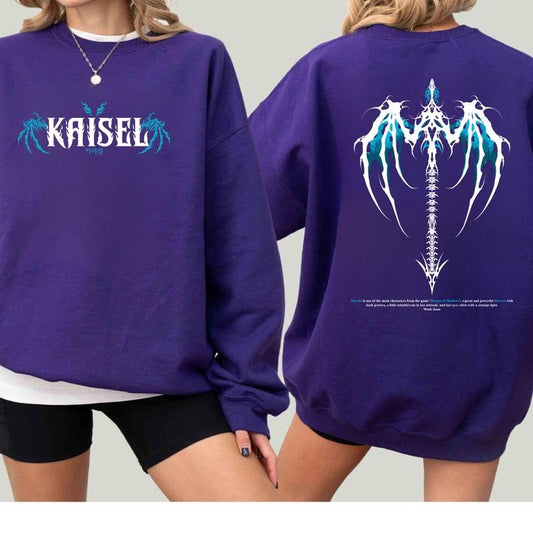 Kaisel Solo Leveling Shirt Sweatshirt Hoodie, Sung Jin-Woo Solo Leveling Anime Double Printed Graphic Tee Gift For Anime Fan, All season Outfit